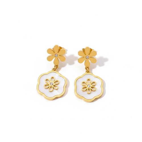 Blossom Mother-of-Pearl Drop Earrings