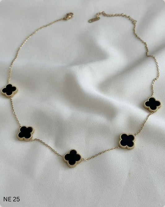Black Cuff Necklace