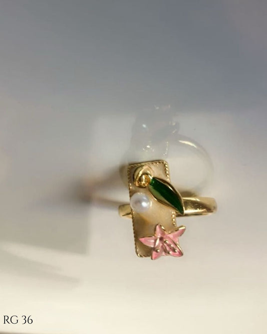 Lily Pad Blossom Ring